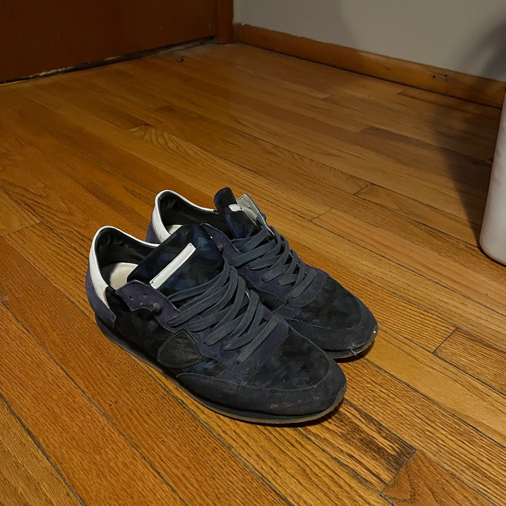 Philippe Model Navy Size 10. Lightly used. Perfect condition.